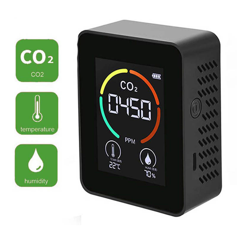 （3-in-1）Carbon dioxide detector and air 