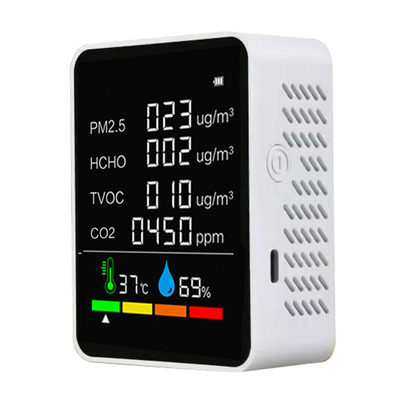 （6-in-1）Carbon dioxide detector and air 